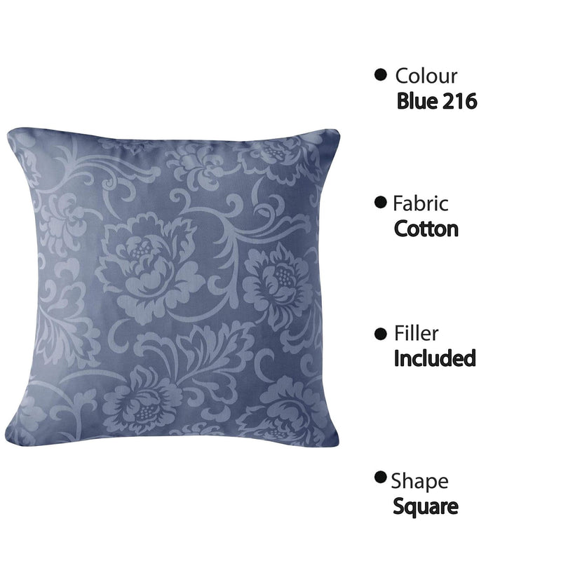 Jacquard Cushion Covers [Ornamental, Damask, Floral] and Fillers