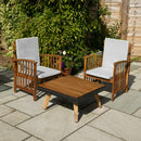 Water-Resistant Low Back Chair Pads