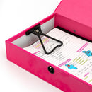 Pukka A4 Foolscap Box File - Pink