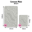Romany Gypsy Washable 4 Piece Mat/Rug Set - Tranquil Retreat Unleashed