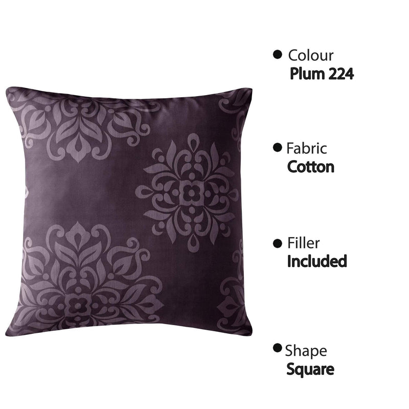 Jacquard Cushion Covers [Ornamental, Damask, Floral] and Fillers