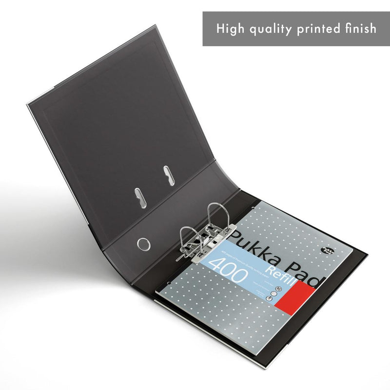 Pukka A4 Lever Arch Files - Black