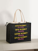 Jute Bags Small with Zip