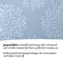 Jacquard Cushion Covers [Ornamental, Damask, Floral] and Fillers