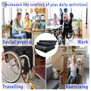 Wheelchair Pads 45 x 40cm Black