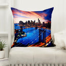 Digital Printed Cushion Covers City Print + Insert