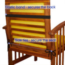 Water-Resistant Low Back Chair Pads