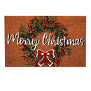Christmas Wreath Coir Door Anti-Slip Household Mat 40 x 60cm - Exclusive Deals - Exclusive Deals