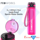 Proworks Leakproof Bottle 1L Pink - Exclusive Deals Ltd - Exclusive Deals