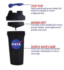 Smart Shake NASA Bottle Meatball Logo Black - Exclusive Deals Ltd - Exclusive Deals