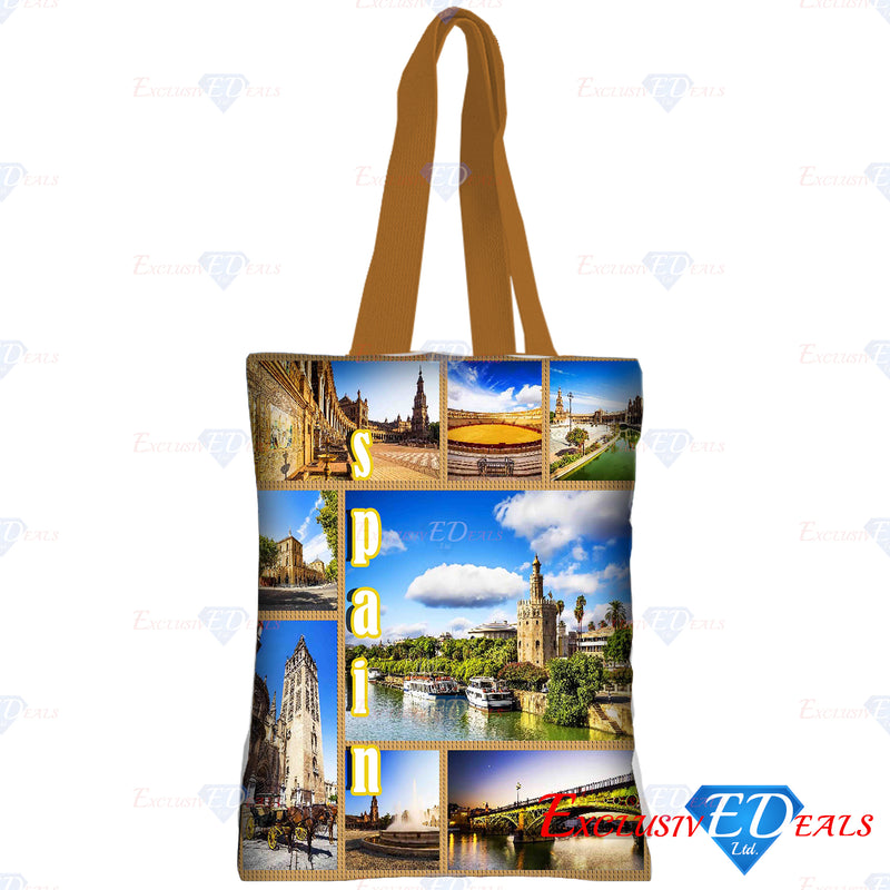 Spain Polyester Shopping Bag - Exclusive Deals Ltd - Exclusive Deals