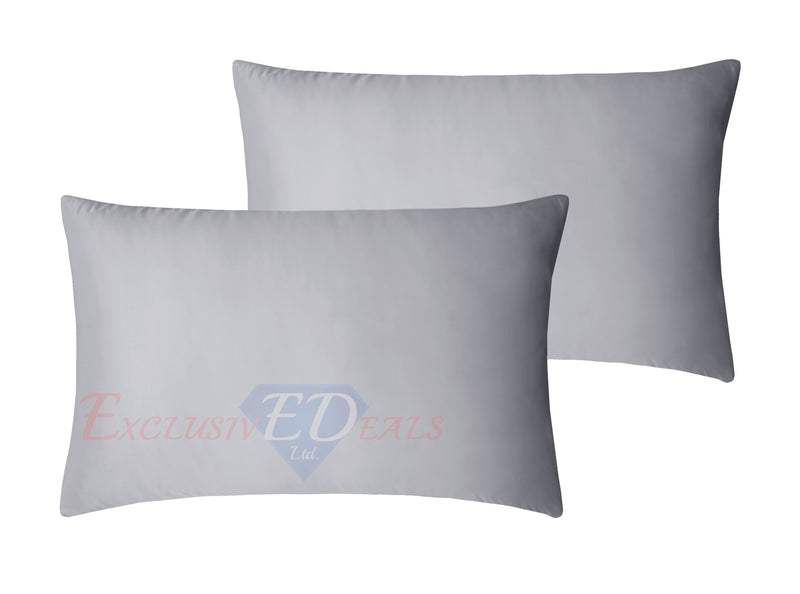 Crushed Velvet Duvet Cover Set Silver / Housewife Pillowcase - Exclusive Deals Ltd - Exclusive Deals