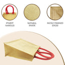 Mini Jute Bags Various Colours (H25xW24) - Exclusive Deals Ltd - Exclusive Deals