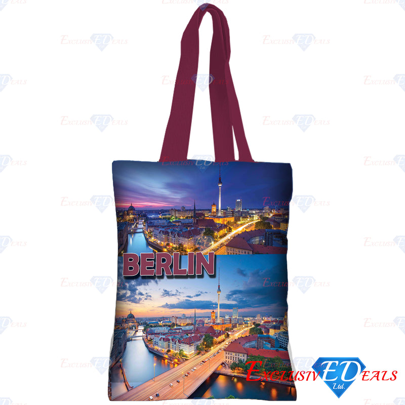 Berlin Polyester Shopping Bag - Exclusive Deals Ltd - Exclusive Deals