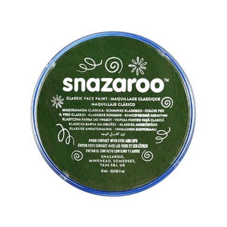 18ml Snazaroo Face & Body Paint [Dark Green] - Snazaroo - Exclusive Deals