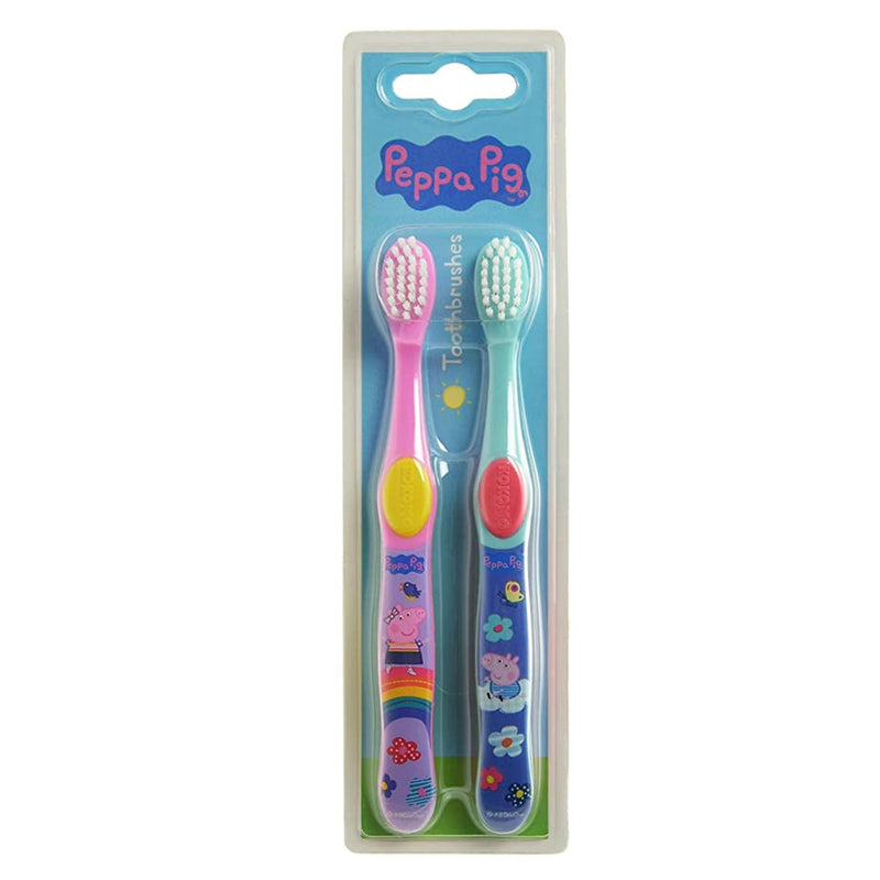Peppa Pig Children's Toothbrush 2PK - Exclusive Deals Ltd - Exclusive Deals