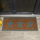 Stars Runner Coir Door Mat Rubber Backing 40 x 125cm - Exclusive Deals - Exclusive Deals