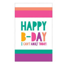 Young & Fab Birthday Table Cover 54" x 102" - Amscan - Exclusive Deals