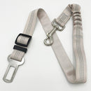 Dog Car Seat Belts Anti Shock Beige - Exclusive Deals Ltd - Exclusive Deals