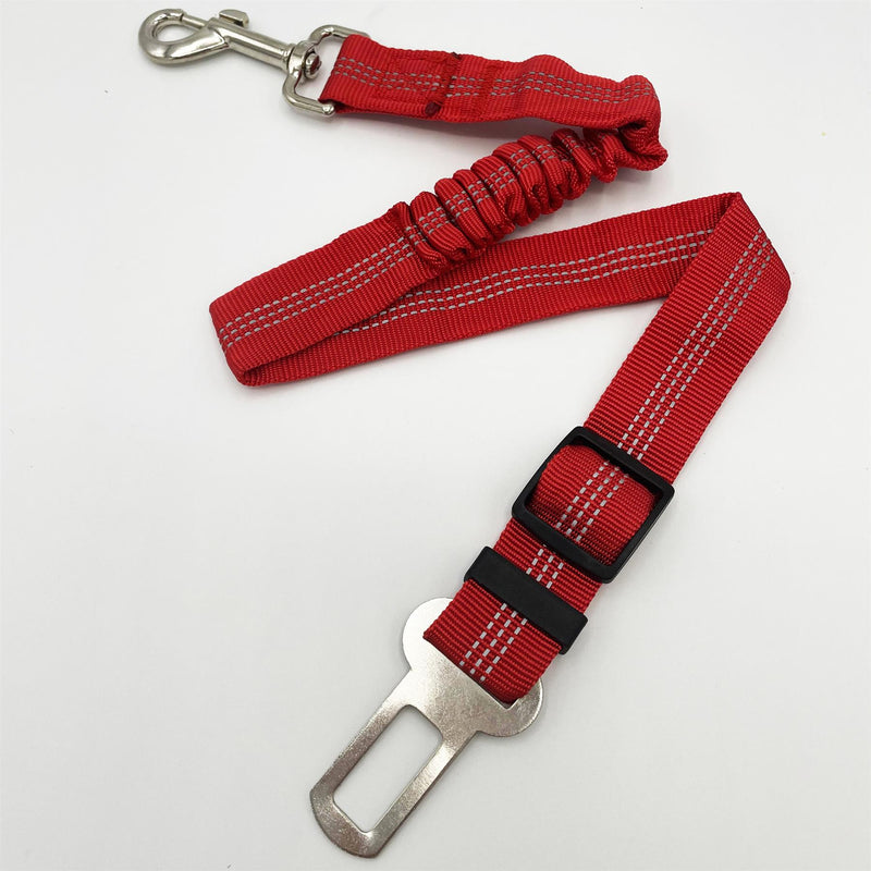 Dog Car Seat Belts Anti Shock Red - Exclusive Deals Ltd - Exclusive Deals