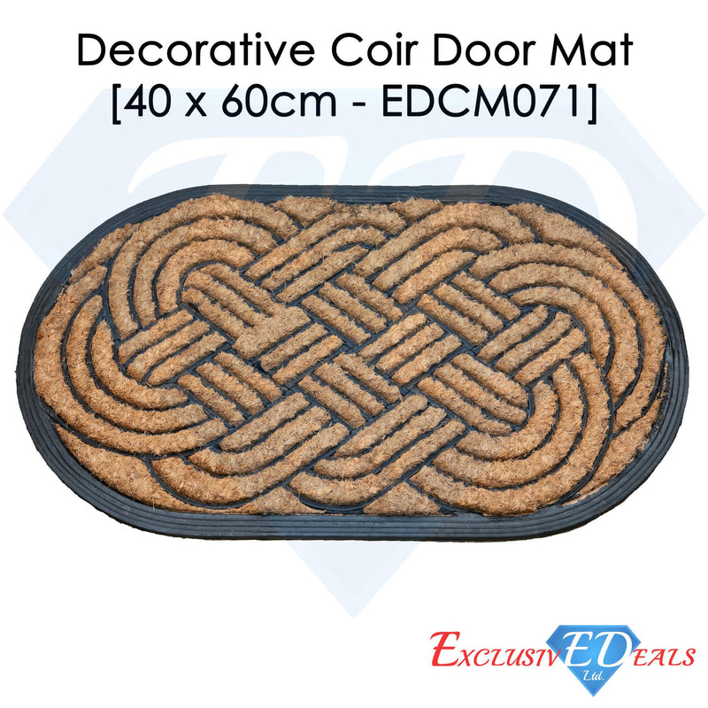 Rope Pattern Coir Door Anti-Slip Household Mat 45 x 75cm - Exclusive Deals - Exclusive Deals