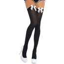 Adult Thigh High Over Knee Stockings Size 6/8 [Satin Bow Black] - Exclusive Deals Ltd - Exclusive Deals