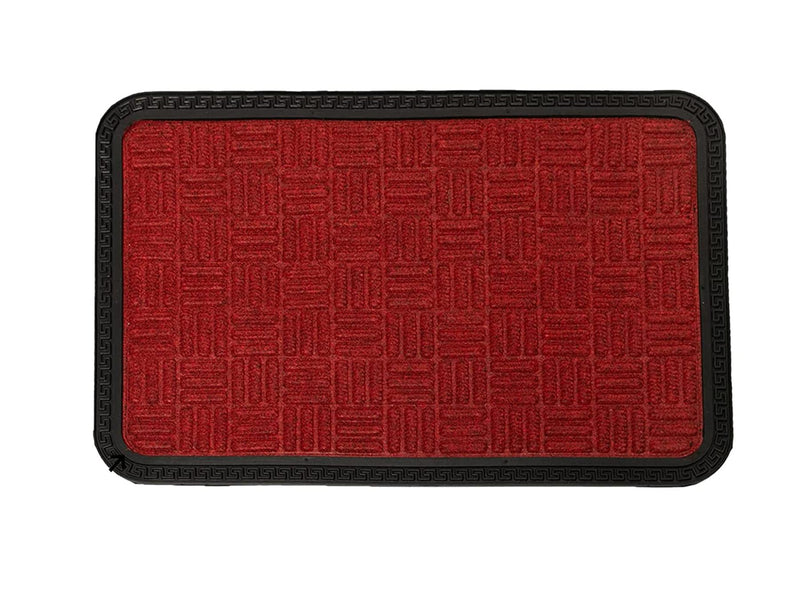 Door Mat Non-Slip Door Rug 40 x 60cm Mosaic Red - Exclusive Deals Ltd - Exclusive Deals