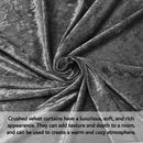 Crushed Velvet Eyelet Curtains - Exclusive Deals - Exclusive Deals