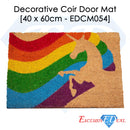 Rainbow Unicorn Coir Door Anti-Slip Household Mat 40 x 60cm - Exclusive Deals - Exclusive Deals