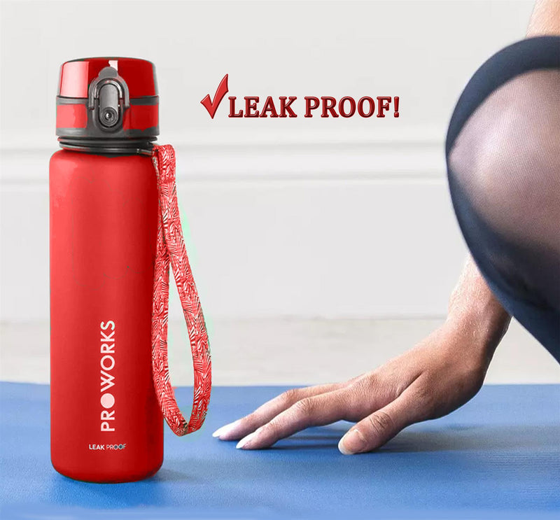 Proworks Leakproof Bottle 1L Oxy Red - Exclusive Deals Ltd - Exclusive Deals