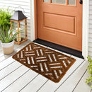 Natural Coir Door Wire Mats 40cm x 60cm Indoor & Outdoor Household Mat Pattern 1 - Exclusive Deals - Exclusive Deals
