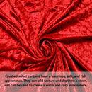 Crushed Velvet Eyelet Curtains - Exclusive Deals - Exclusive Deals