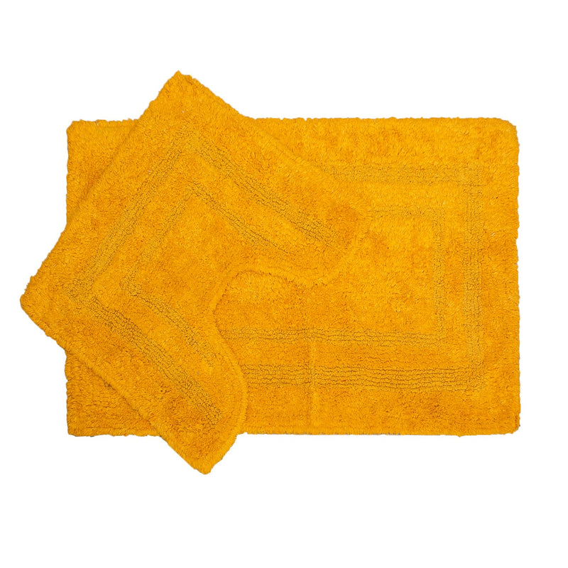 Bath Mats Various Colours [45cm x 75cm] Mustard Yellow - Exclusive Deals Ltd - Exclusive Deals