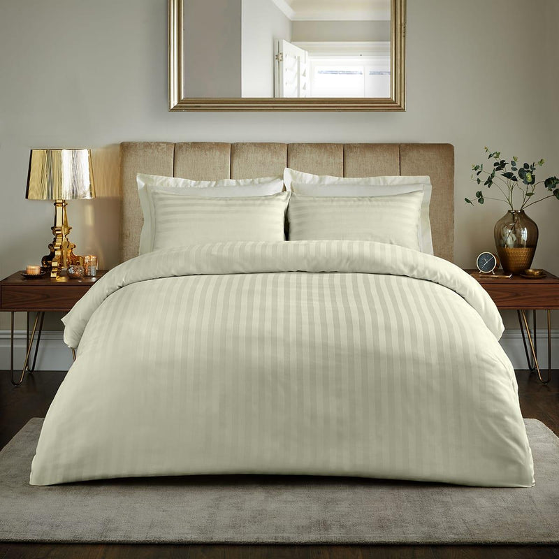 800TC Duvet Quilt Cover Bedding Set - PREMIUM SATEEN STRIPE - Housewife/Oxford PC - Exclusive Deals Ltd - Exclusive Deals