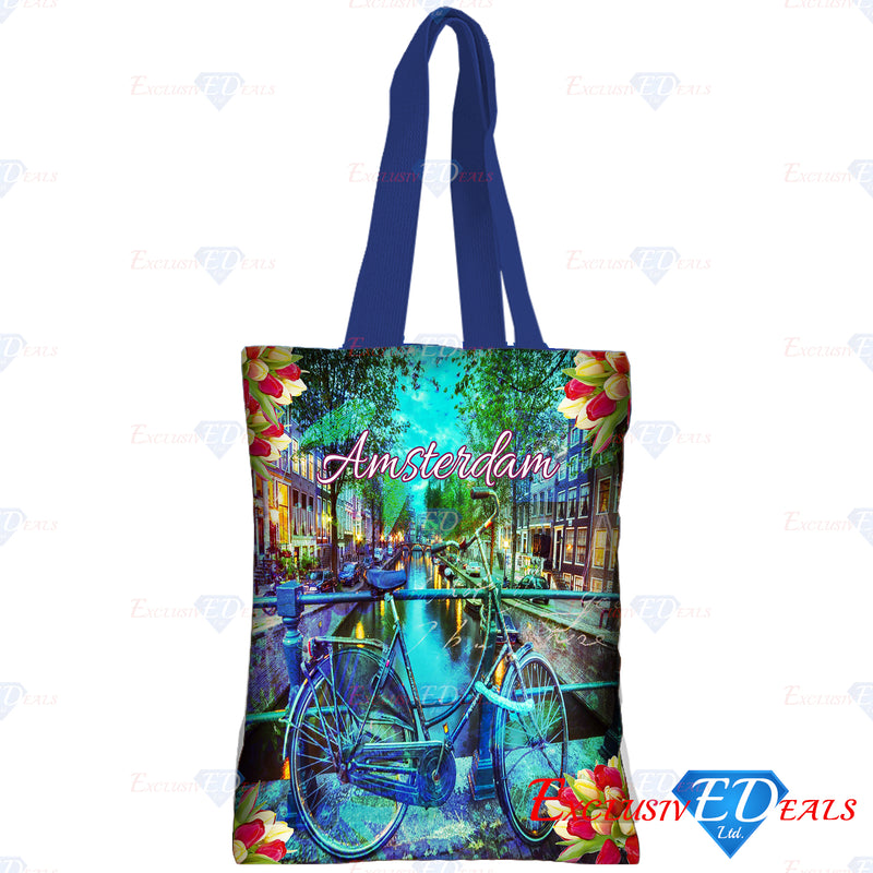 Amsterdam Polyester Shopping Bag - Exclusive Deals Ltd - Exclusive Deals