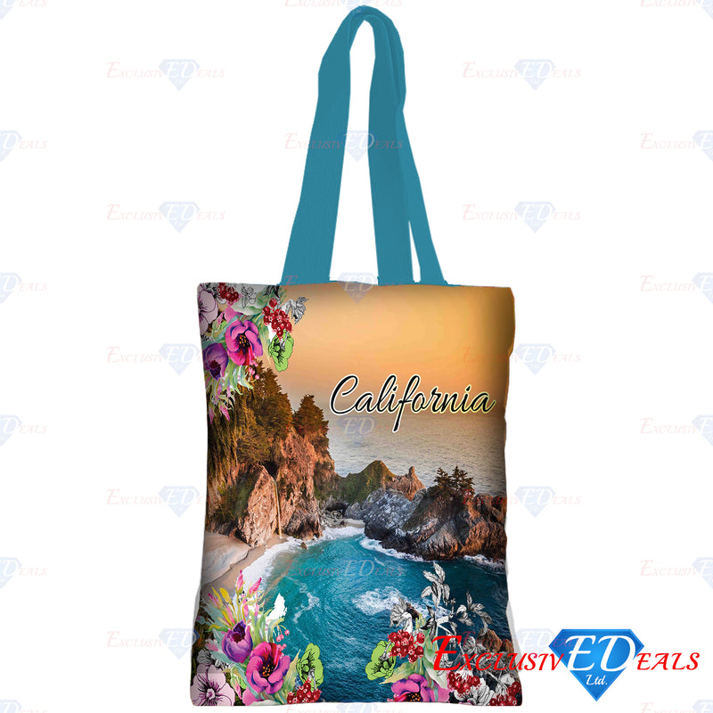 California Polyester Shopping Bag - Exclusive Deals Ltd - Exclusive Deals