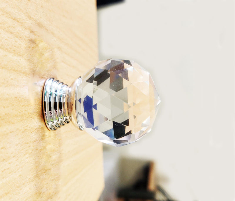 Glass Knob Ball for Door Cabinet x 2 - Exclusive Deals Ltd - Exclusive Deals