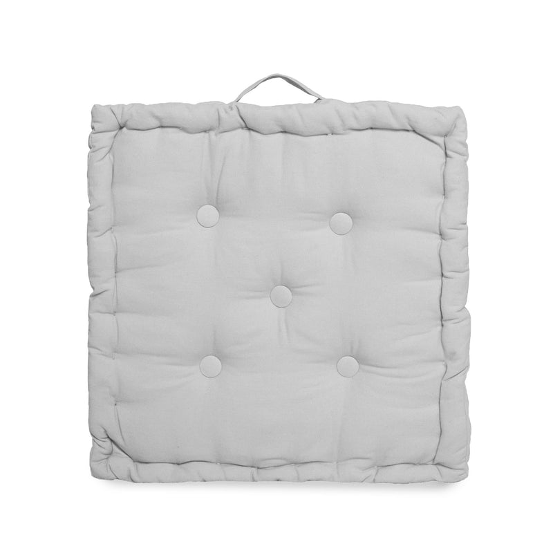Cotton Booster Chair Pad 43 x 43cm Silver - Exclusive Deals Ltd - Exclusive Deals