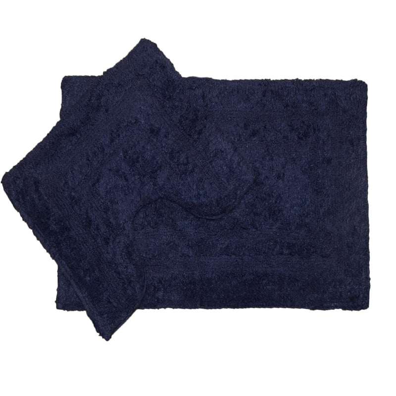 Bath Mats Various Colours [45cm x 75cm] Navy Blue - Exclusive Deals Ltd - Exclusive Deals