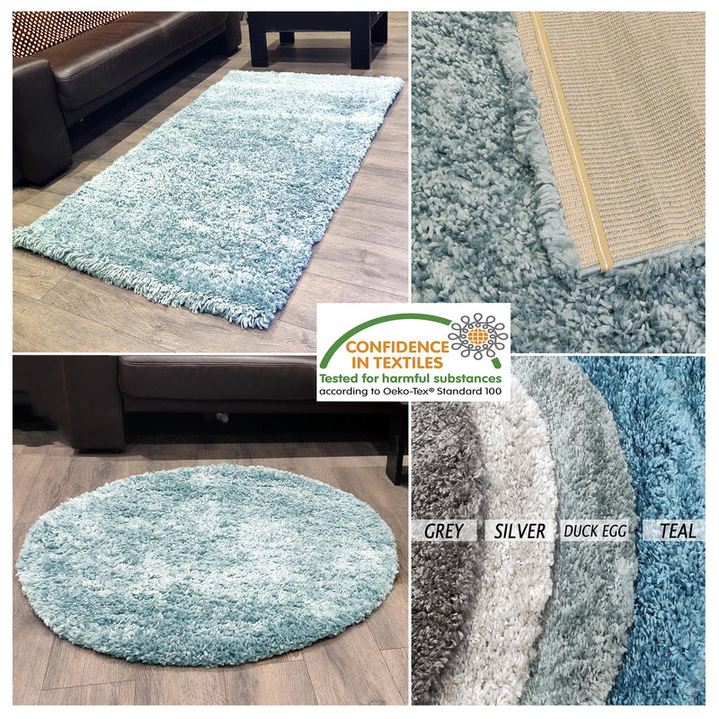 No-Shed Shaggy Rugs with Oeko-Tex Cerificate (safe for babies and pets) - Exclusive Deals Ltd - Exclusive Deals