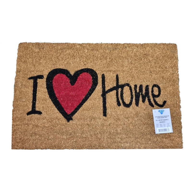 I Love Home Coir Door Anti-Slip Household Mat 40 x 60cm - Exclusive Deals - Exclusive Deals