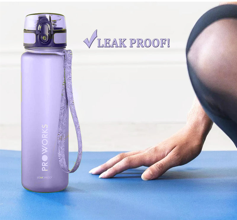 Proworks Leakproof Bottle 1L Purple Nitro - Exclusive Deals Ltd - Exclusive Deals