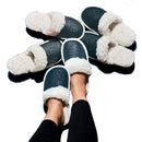 Slippers Size 5-6 Glitter Black - Exclusive Deals Ltd - Exclusive Deals