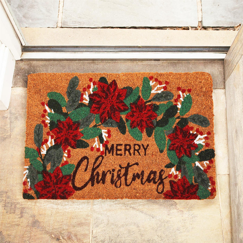 Merry Christmas Coir Door Anti-Slip Household Mat 40 x 60cm - Exclusive Deals - Exclusive Deals