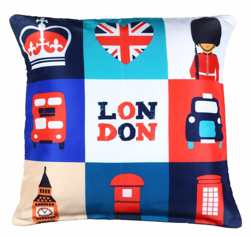 London Cushion Cover Pop Art - Exclusive Deals Ltd - Exclusive Deals