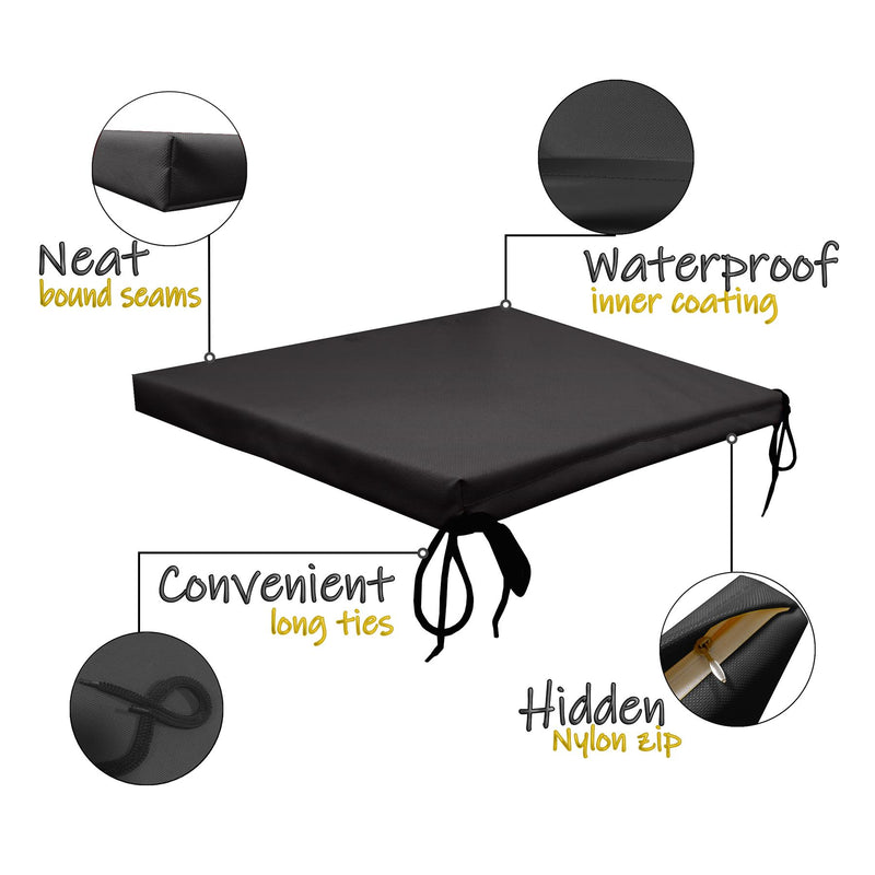 Water-resistant chair Pads Removable Cushion Covers