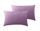 800 TC Plain Dyed Pillowcase (Oxford/HW) Pillowcase Pair / Housewife / Lilac - Exclusive Deals Ltd - Exclusive Deals