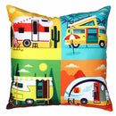 Caravan Cushion Cover Pop Art - Exclusive Deals Ltd - Exclusive Deals