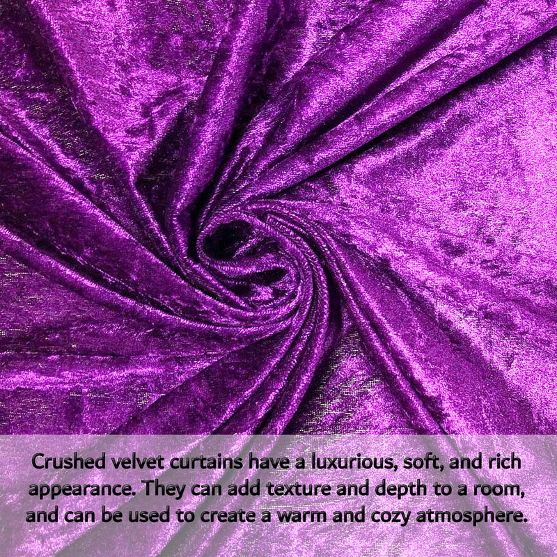 Crushed Velvet Eyelet Curtains - Exclusive Deals - Exclusive Deals