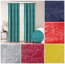 Embossed Eyelet Curtains - Exclusive Deals - Exclusive Deals